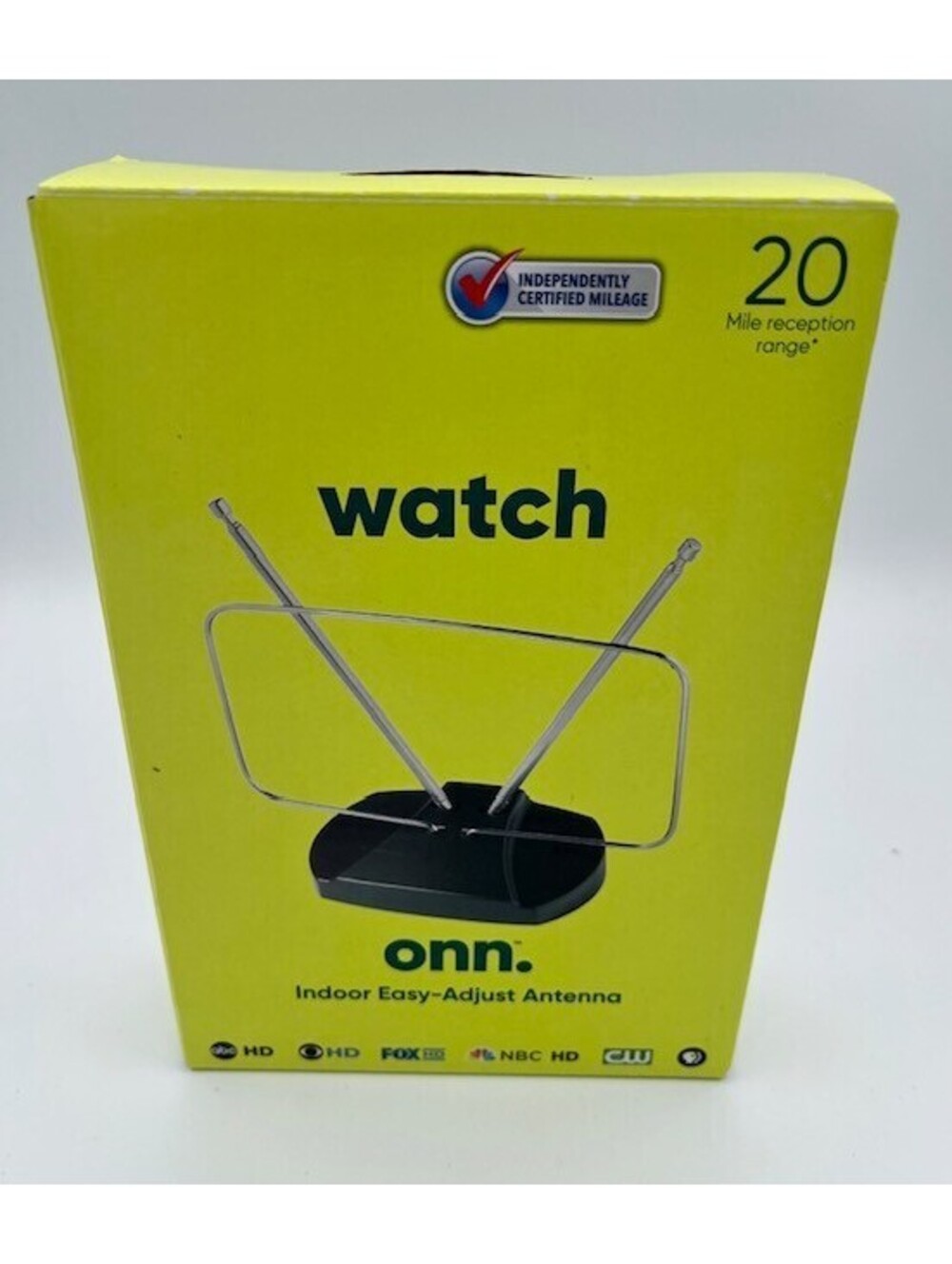 Watch Onn. Indoor Easy-Adjust Antenna. NIB.